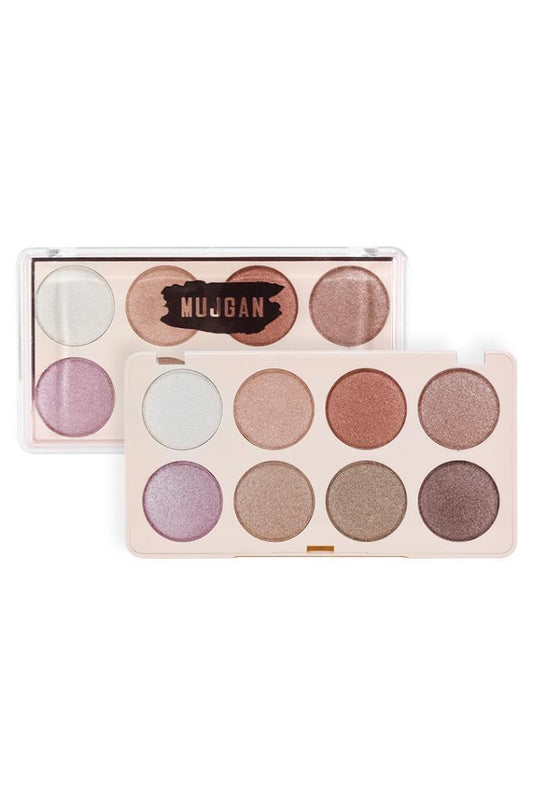 (KIRILABİLİR) 8 Renkli Sedefli Highlighter Far Paleti 843D No 2