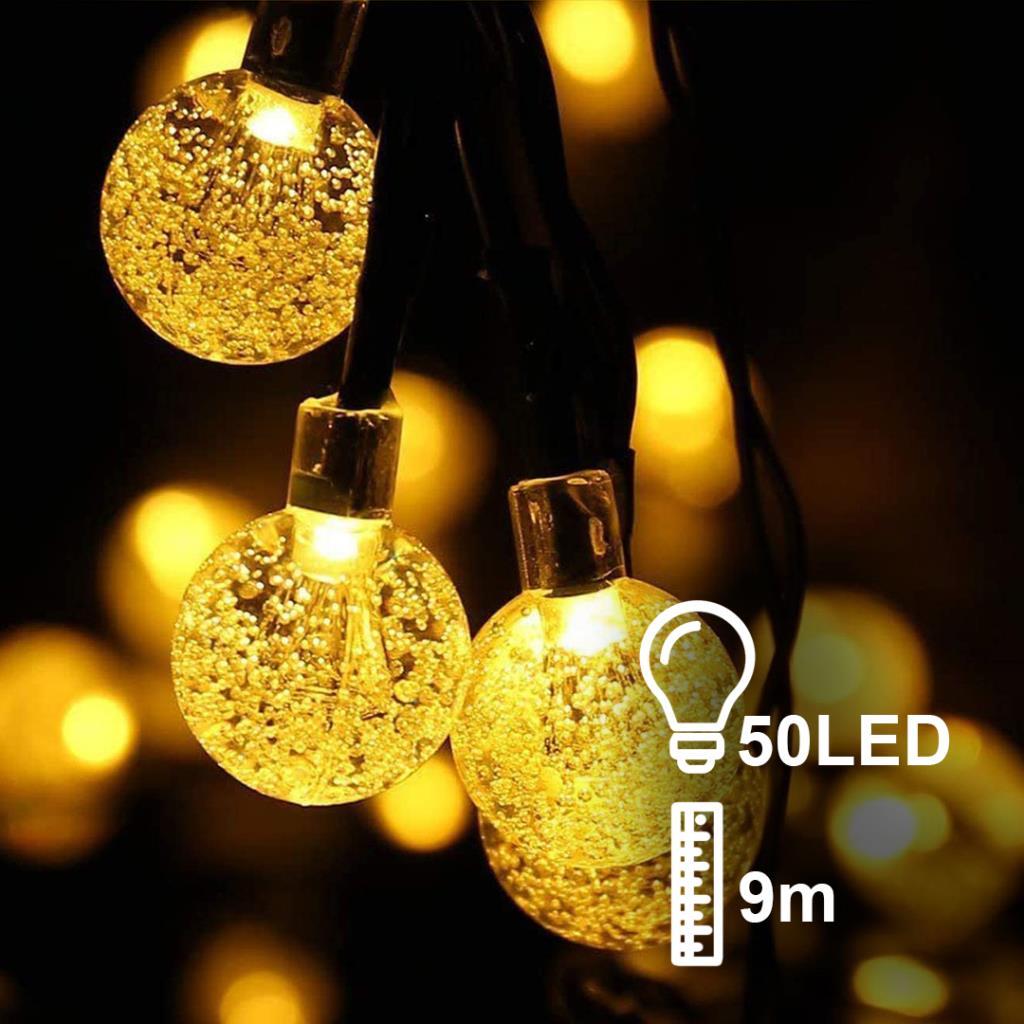 (KIRILABİLİR) DP-55 Dekoratif 30 Ledli Su Geçirmez Bahçe Lamba 6 Metre