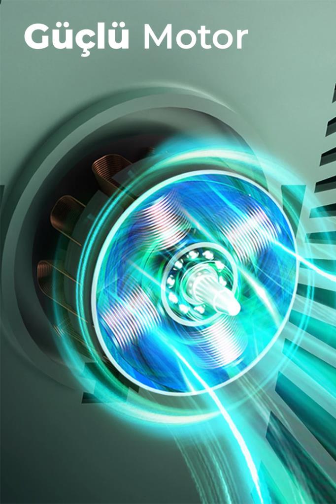 Masaüstü Led Işıklı Fan