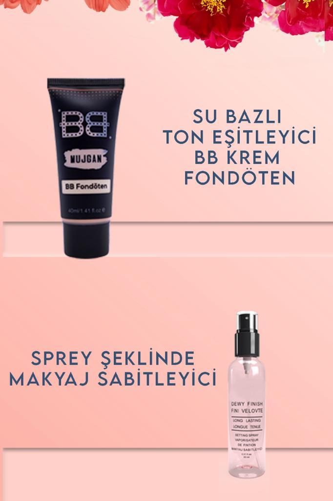Mezuniyete Özel 60 Parça Makyaj Seti Buğday Ten