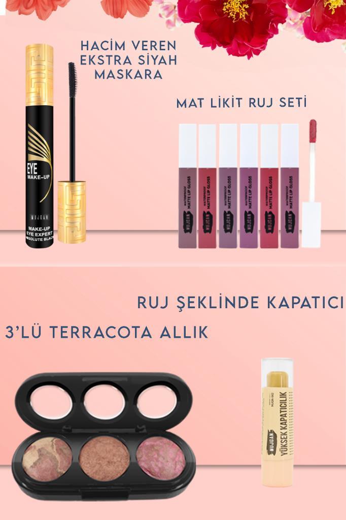 Mezuniyete Özel 60 Parça Makyaj Seti Buğday Ten