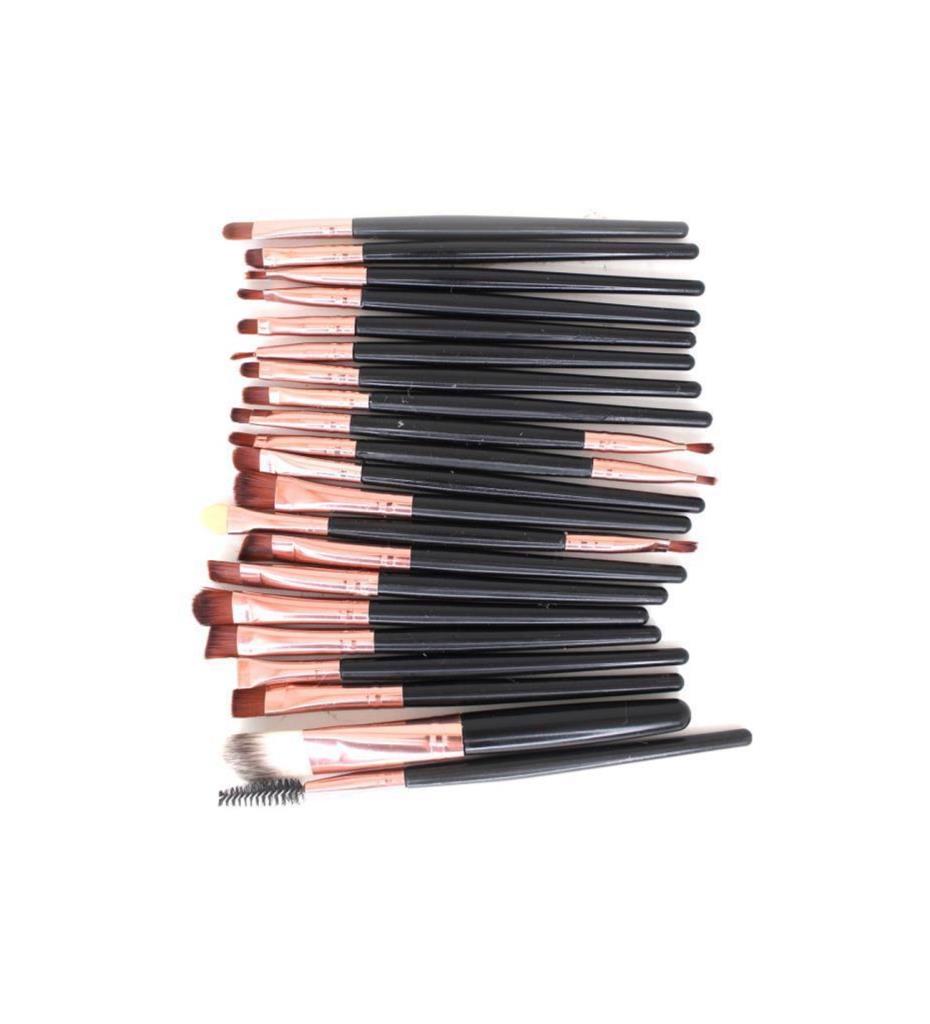 20'li Makyaj Fırça Seti Siyah