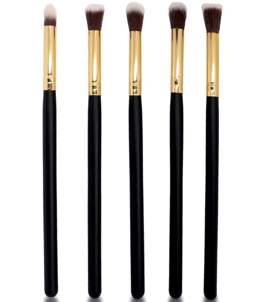 5'li Far Fırça Seti Uzun Saplı Siyah Renk