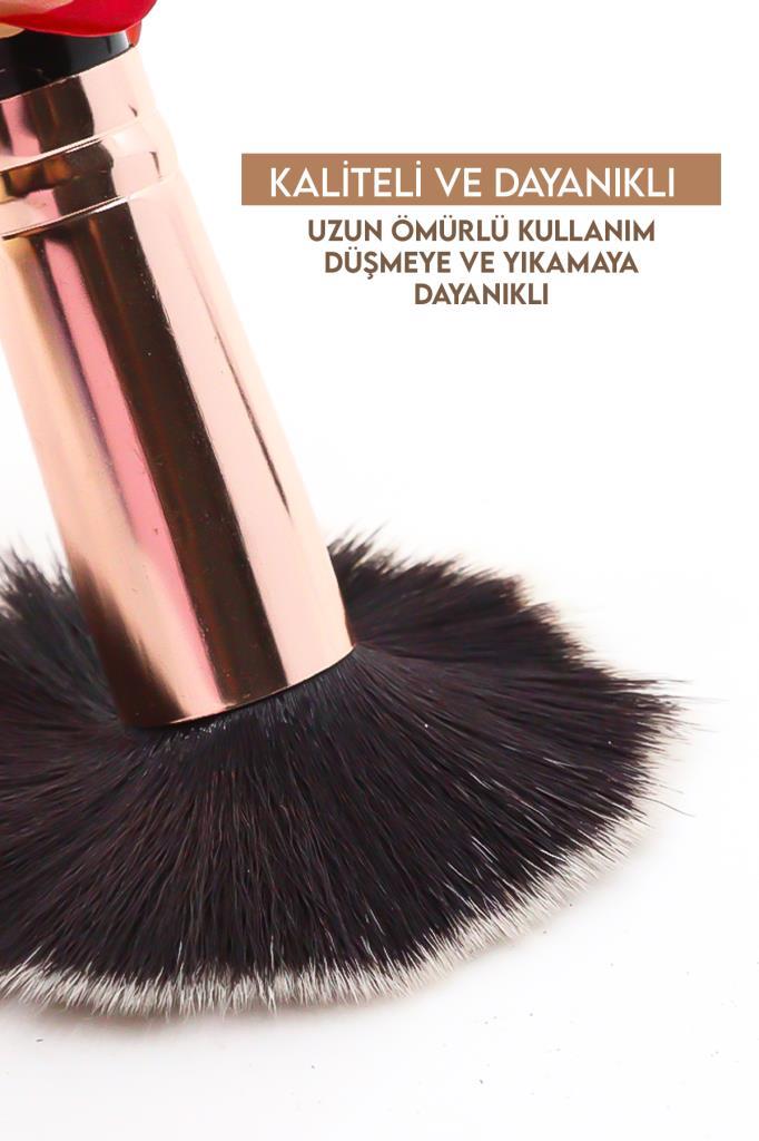 2'li Allık ve Fondöten Fırçası Seti