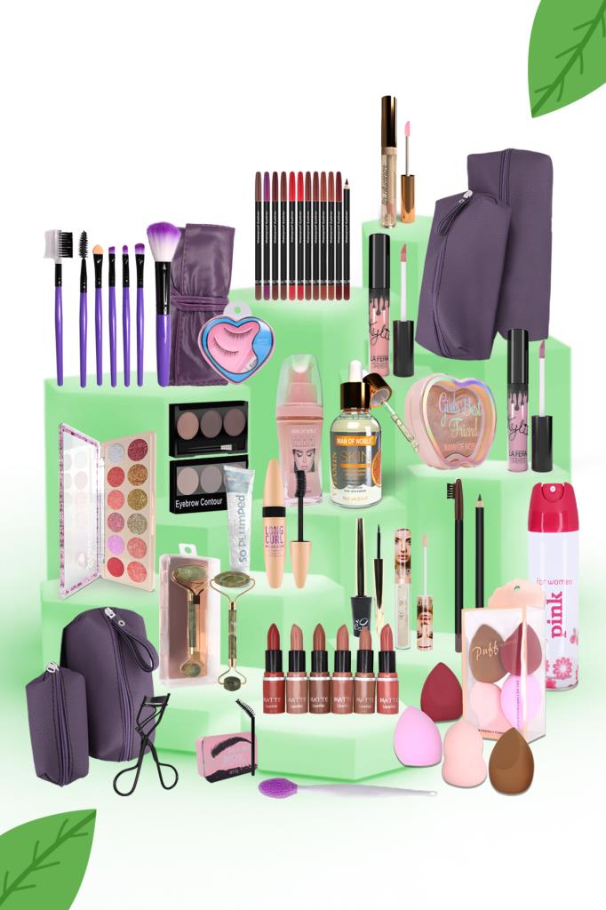 İlkbahar Makyaj Seti 53 Parça Beyaz Ten