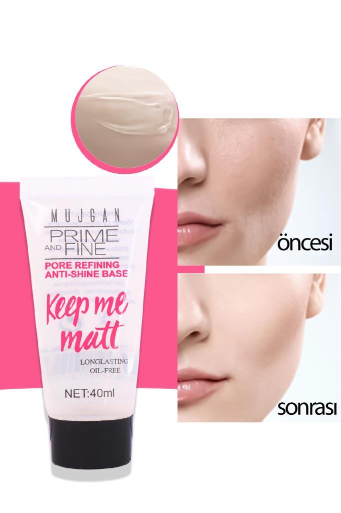 Keep Me Matt Şeffaf Tüp Makyaj Bazı 40mL