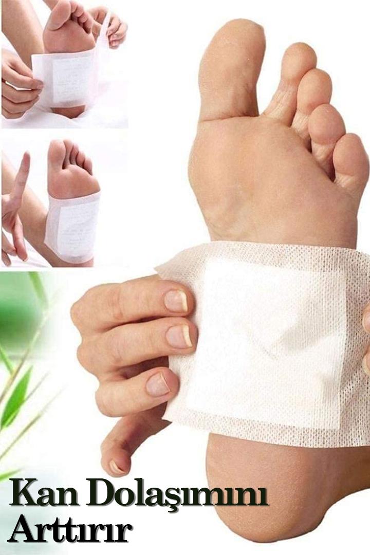 10 Adet Detox Toksin Atıcı Ayak Bandı