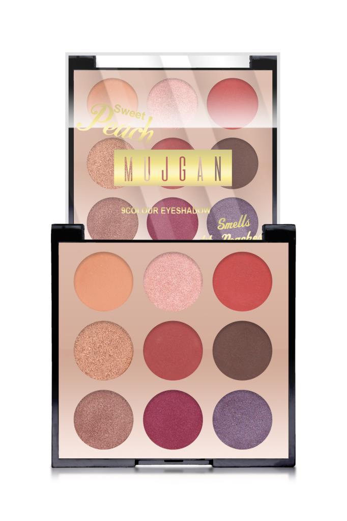 (KIRILABİLİR) Kare Sweet Peach 9'lu Far Paleti No:2