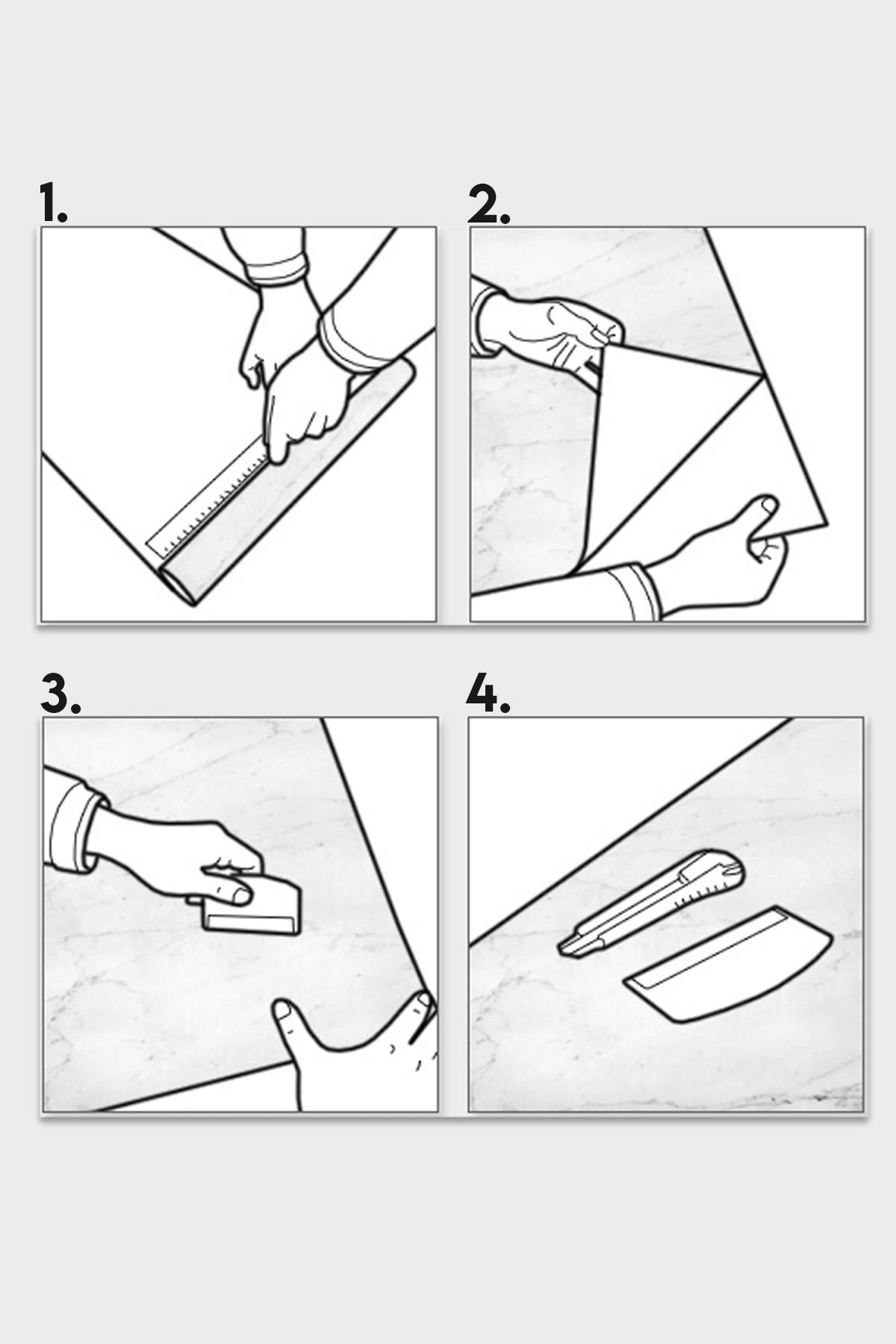 Raf Örtüsü Çekme Dolap İçi Kaplama Ahşap Kahverengi Rulo 5 Metre