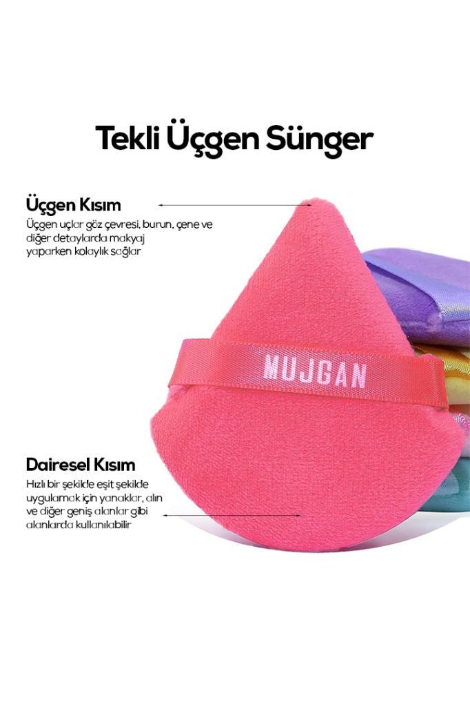 Üçgen Makyaj Süngeri Yeşil