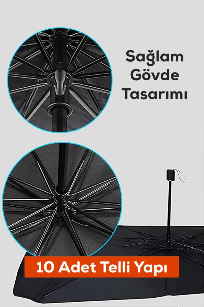Portatif Araç Ön Cam Güneşlik Şemsiye