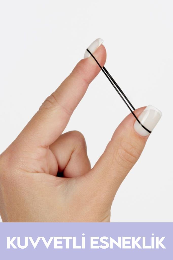 Renkli Lastik Saç Tokası 250 Adet