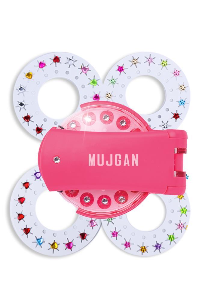Saç Boncuk Zımba Seti Küçük Kutulu Pembe MJGN-231