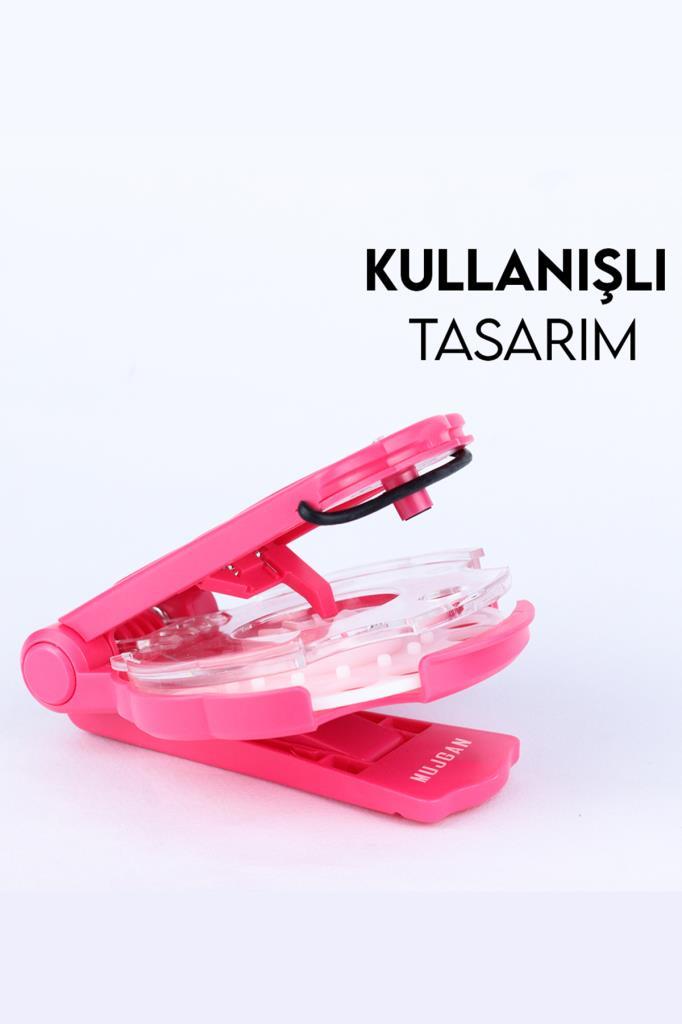 Saç Boncuk Zımba Seti Küçük Kutulu Pembe MJGN-231