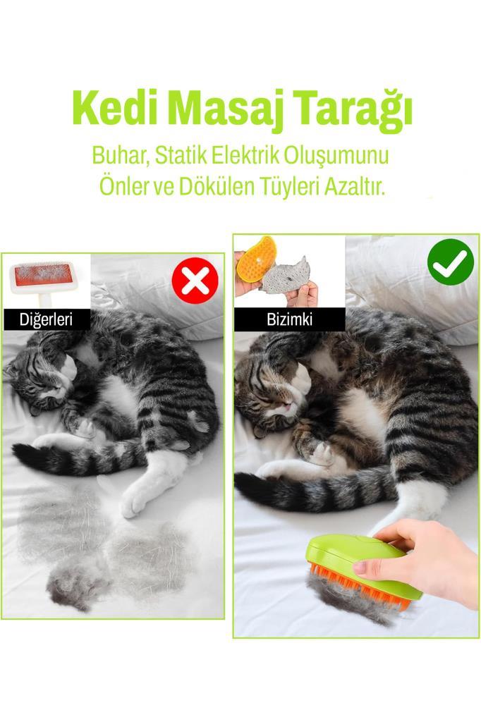 Şarjlı Buharlı Tüy Toplama Fırçası