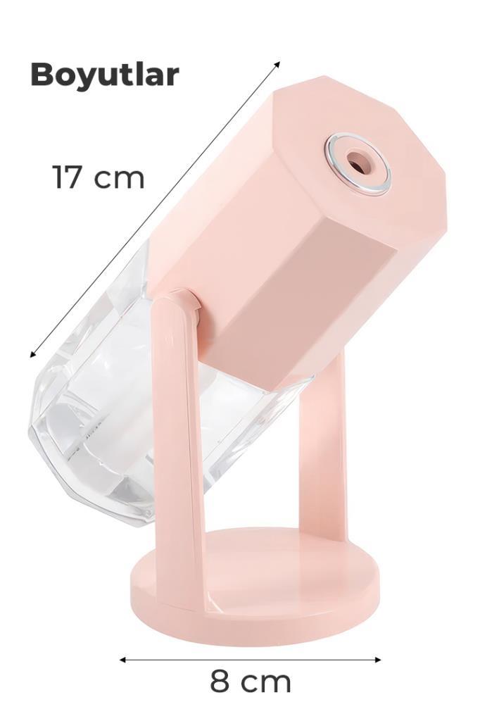 Sekizgen Şekilli Hava Nemlendirici Beyaz