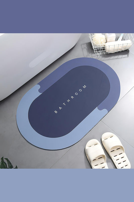 Sihirli Su Emici Anında Kurutma Yuvarlak Banyo Paspası