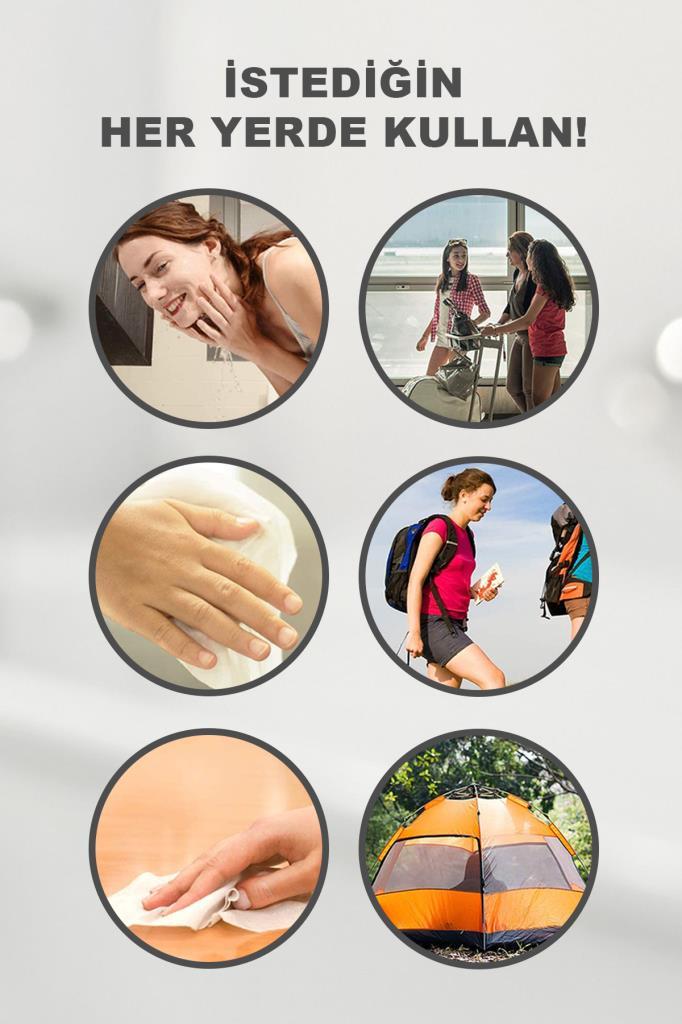 Sıkıştırılmış 6 Adet Kağıt Havlu