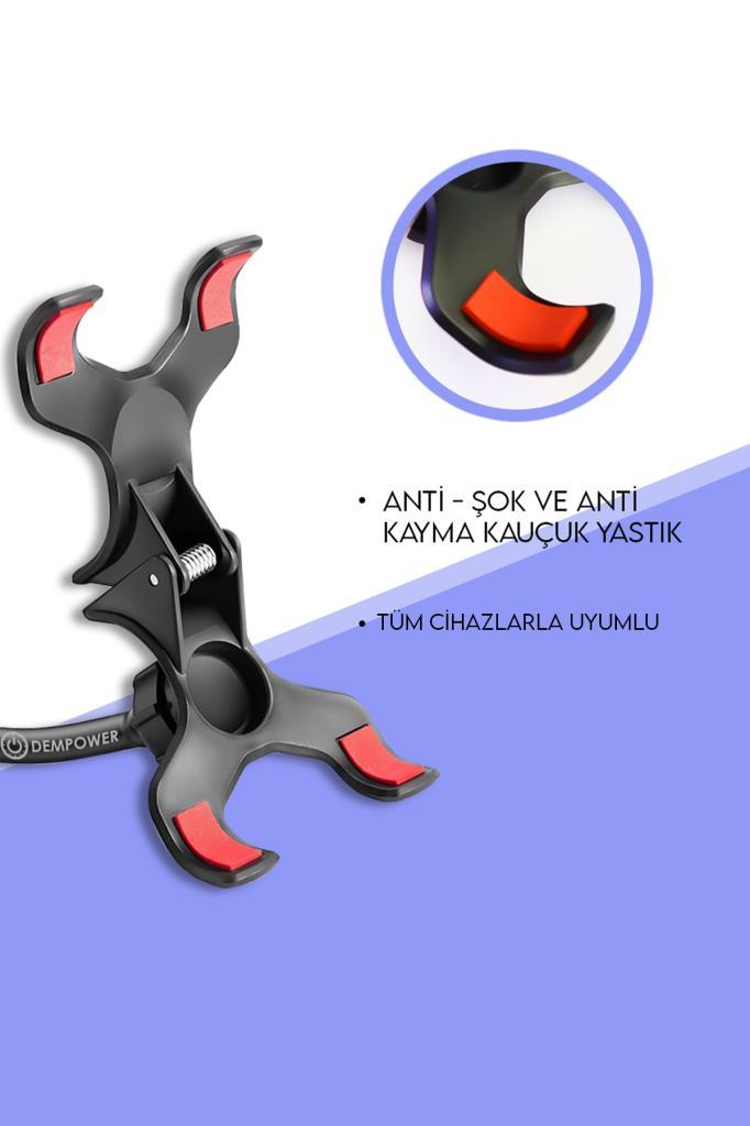 Siyah Akrobat Telefon Tutucu