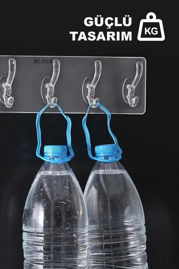 Su Geçirmez Yapışkanlı Şeffaf Askılık