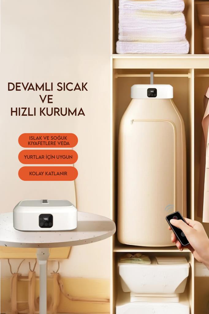 Taşınabilir Katlanır Çamaşır Kurutma Makinesi