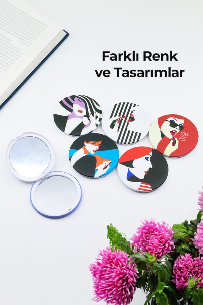 Taşınabilir Mini Cep Makyaj Aynası B