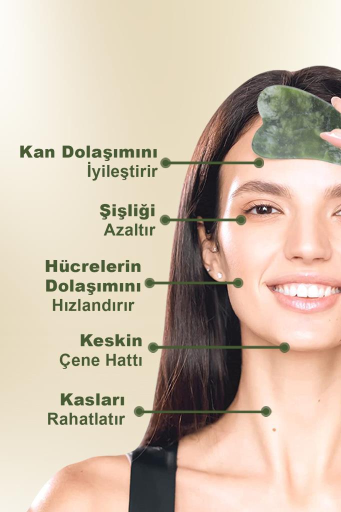 Tekli Gua Sha Masaj Taşı