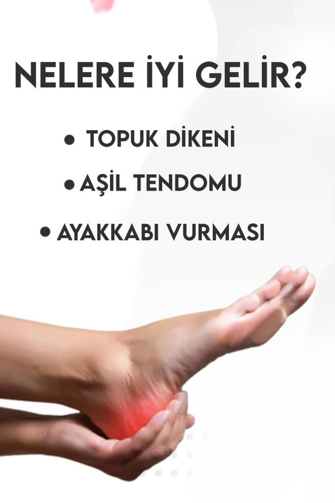 Topuk Koruyucu Tabanlık Topuk Dikeni Çatlağı Giderici Topuk Çorabı