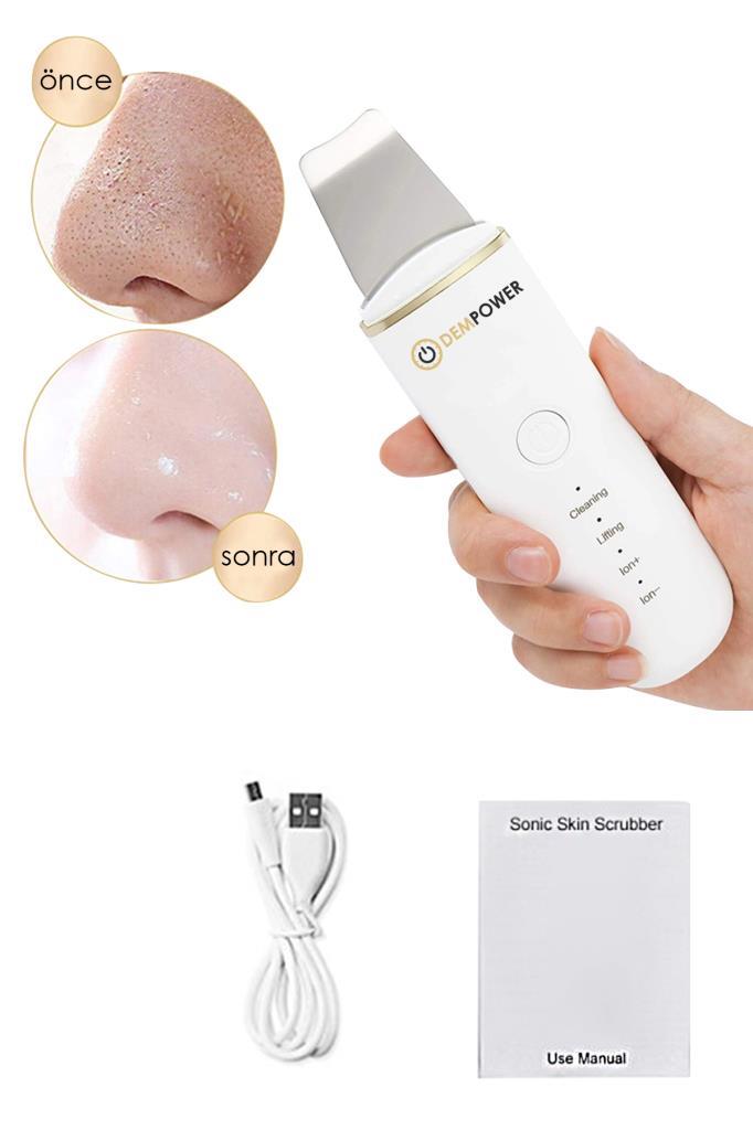 Ultrasonic Scubber Siyah Nokta - Akne Gidereci Yüz Spatulası