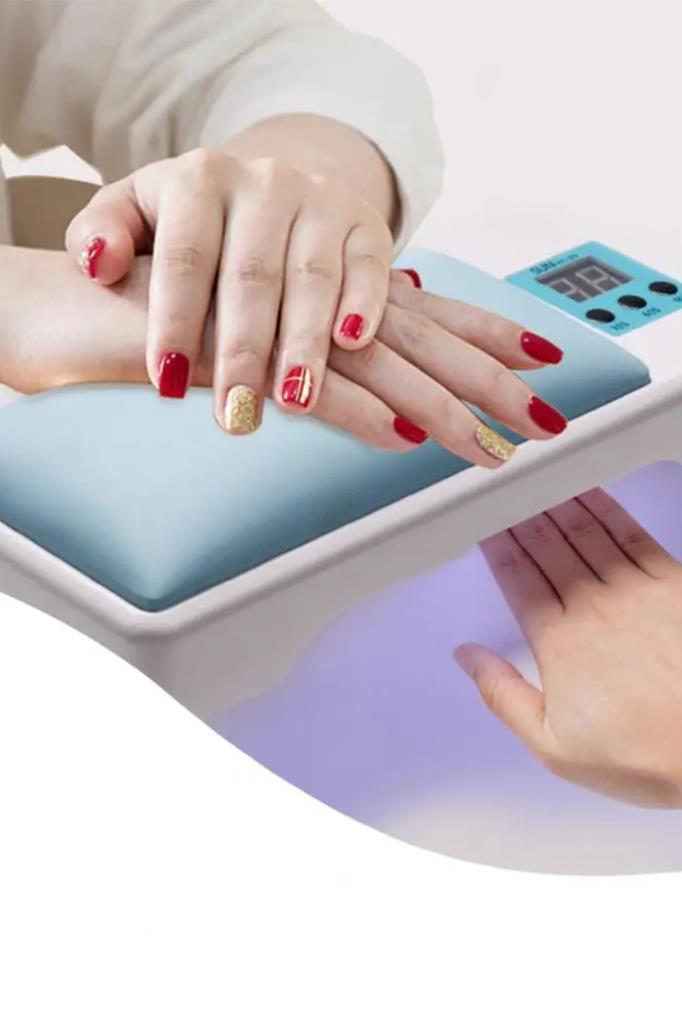 UV Led Işıklı Oje Kurutucu Ve El Yastığı