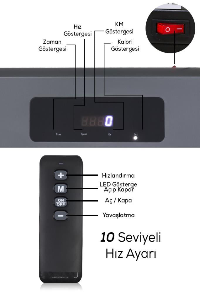 Katlanır Koşu Bandı
