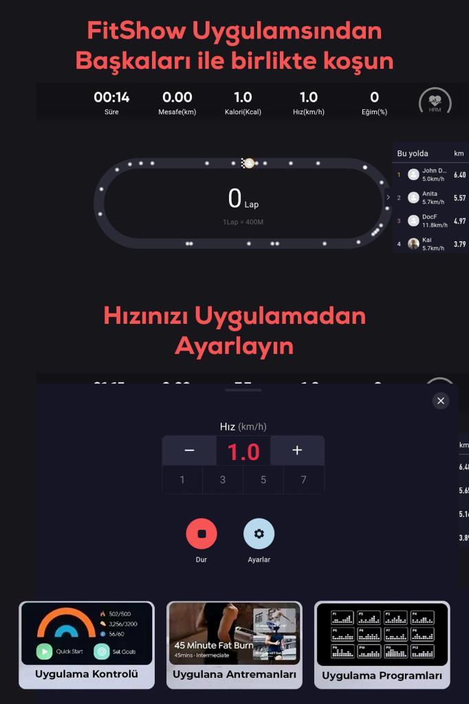 Katlanır Koşu Bandı