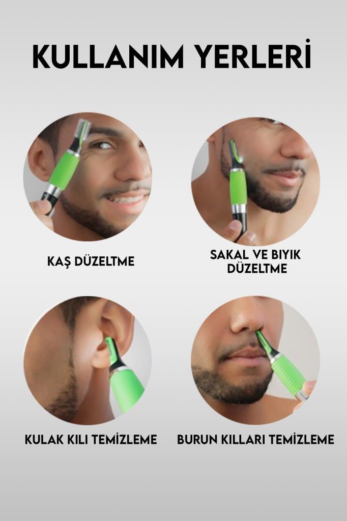 Yanak Kulak Burun Tüy Alma Aleti