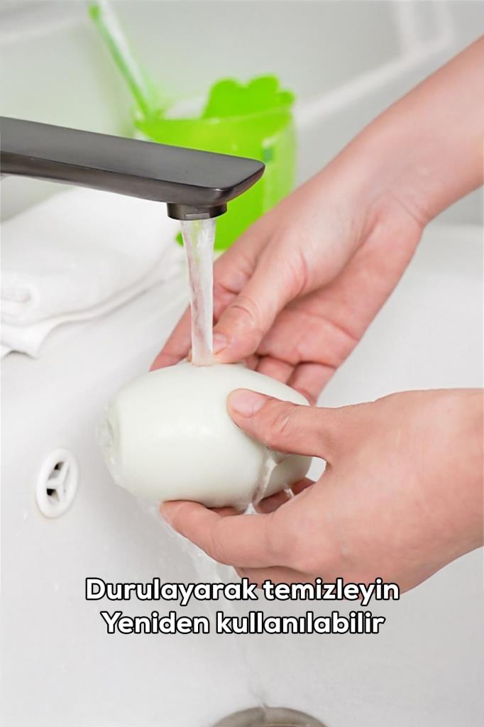 Yıkanabilir Vantuzlu Silikon Tüy Toplayıcı