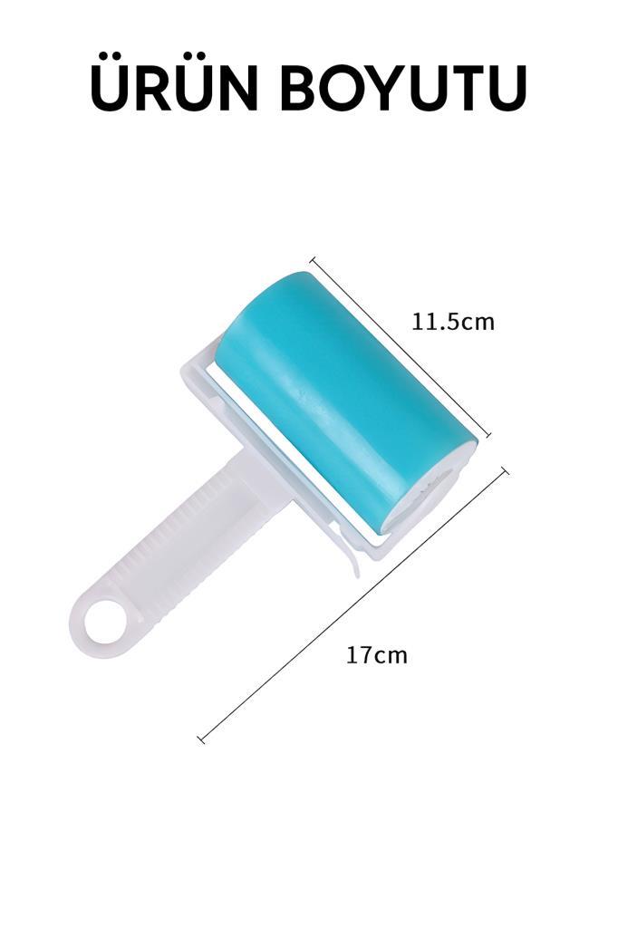 Yıkanılabilir Su Yeşili Tüy Toplama Rulosu