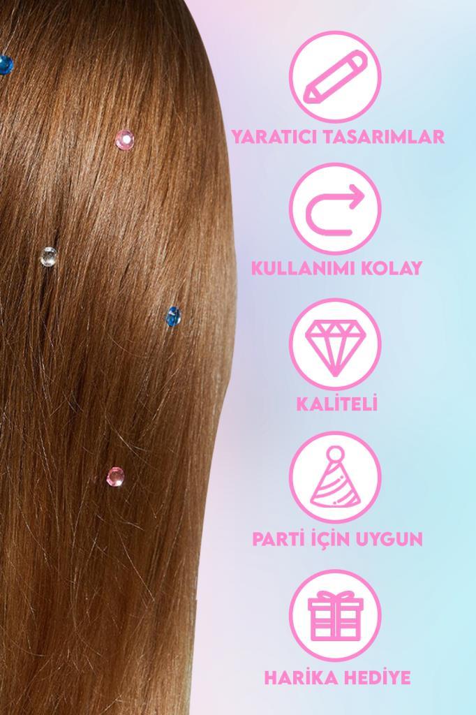 Zımba Saç Süsleme Taşı 12 Adet