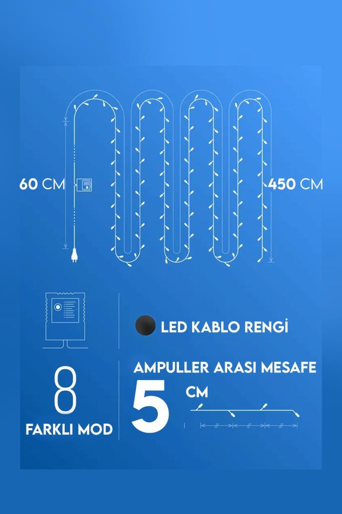 100 Ledli RGB Dekoratif Işık