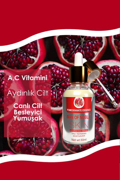 (KIRILABİLİR) 2'li Set Narlı Besleyici Yüz Serumu 30 mL + 12'li Dudak Kalemi