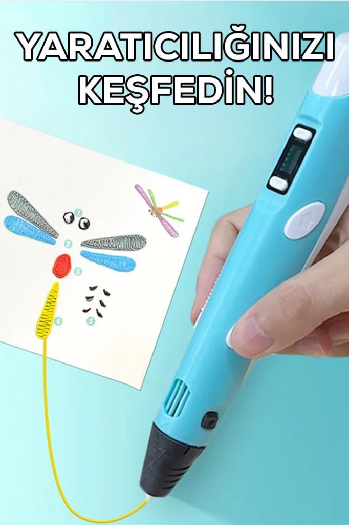 3 Boyutlu Yazıcı 3D Kalem Pen Printer