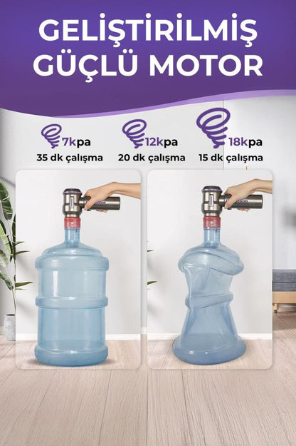 7 Başlıklı Kablosuz Portatif Mini El Süpürgesi