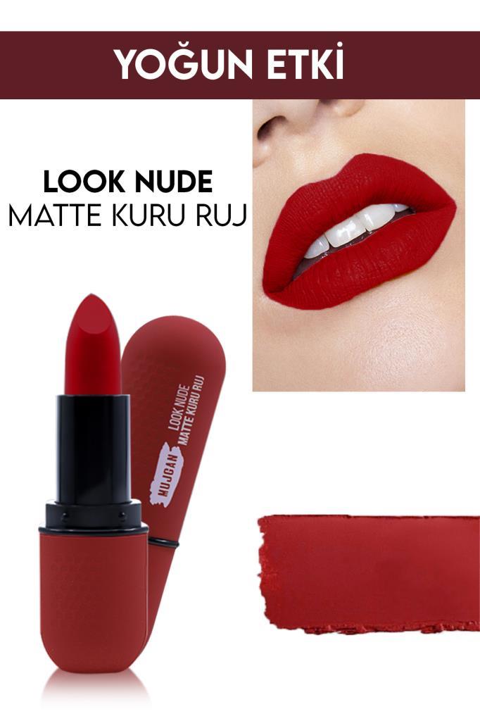 8'li Look Nude Matte Kuru Ruj