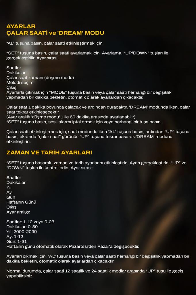 7 Renk Değiştiren Alarmlı Dijital Küp Çalar Saat