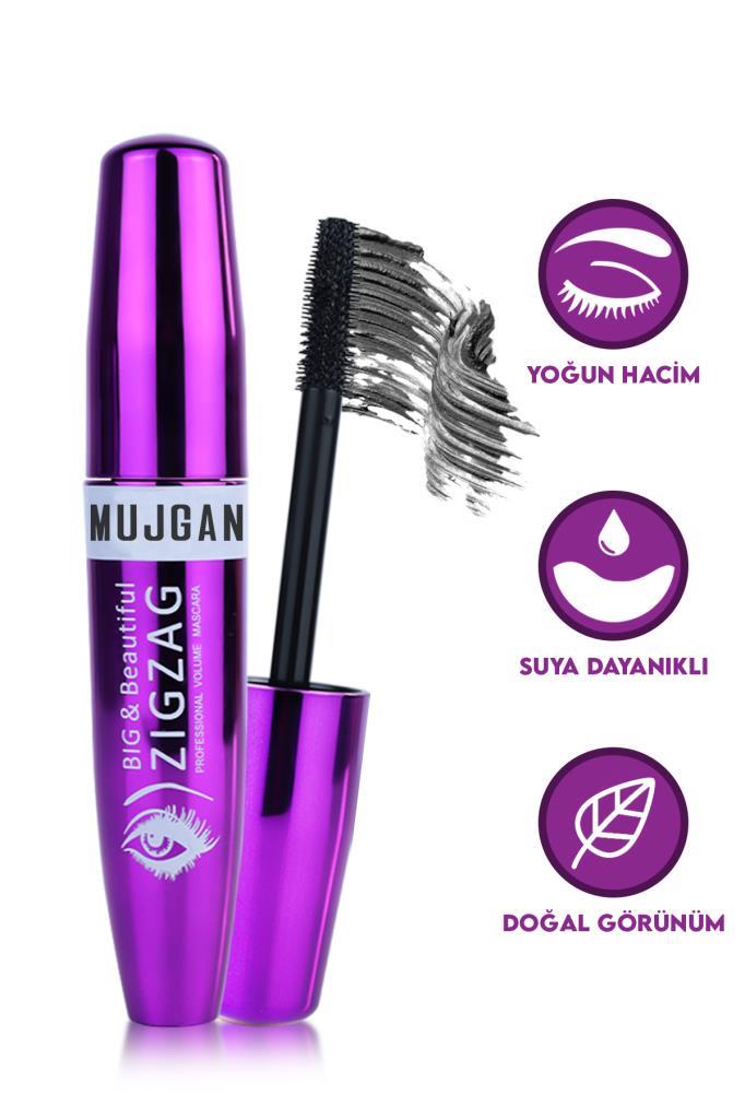 Big Beautiful Zigzag Mor Ambalajlı Volume Maskara