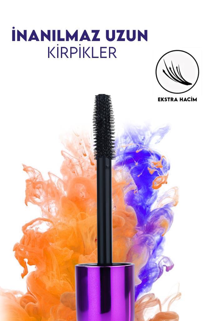 Big Beautiful Zigzag Mor Ambalajlı Volume Maskara