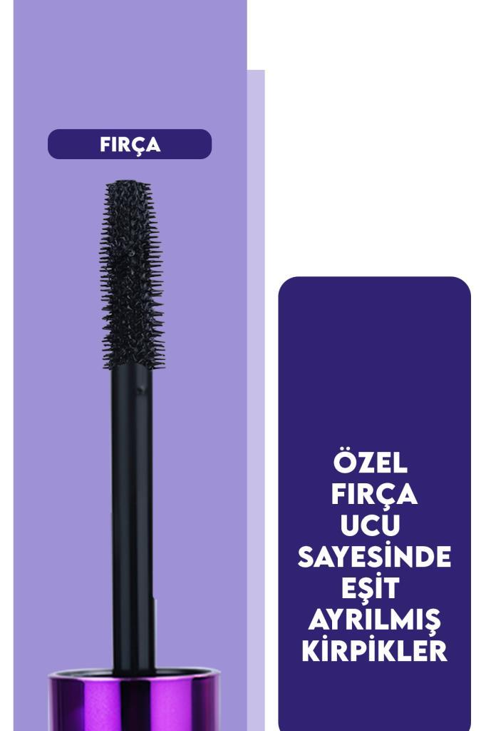 Big Beautiful Zigzag Mor Ambalajlı Volume Maskara