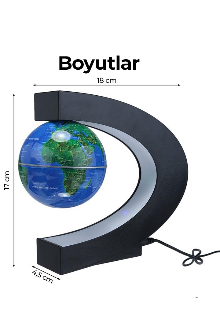 Havada Duran Manyetik Sihirli Dünya Küresi