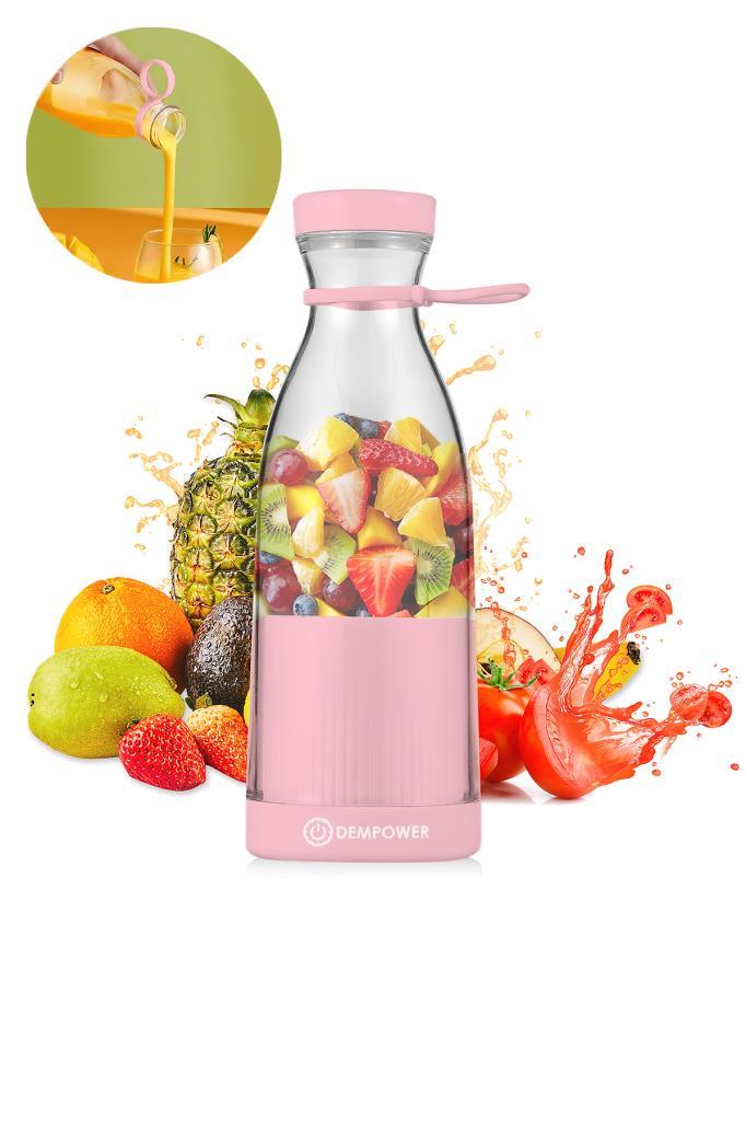 Şık Tasarımlı Şişe Shaker 420ml Pembe