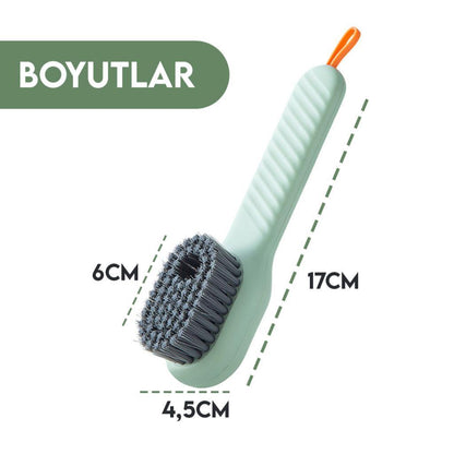 Deterjan Sabun Hazneli Temizlik Fırçası Saplı