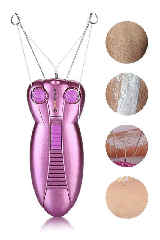 İpli Tüy Alma Makinesi Hair Remover Pembe Renk