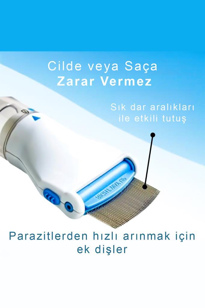 Elektrikli Hazneli Bit Pire Tarağı